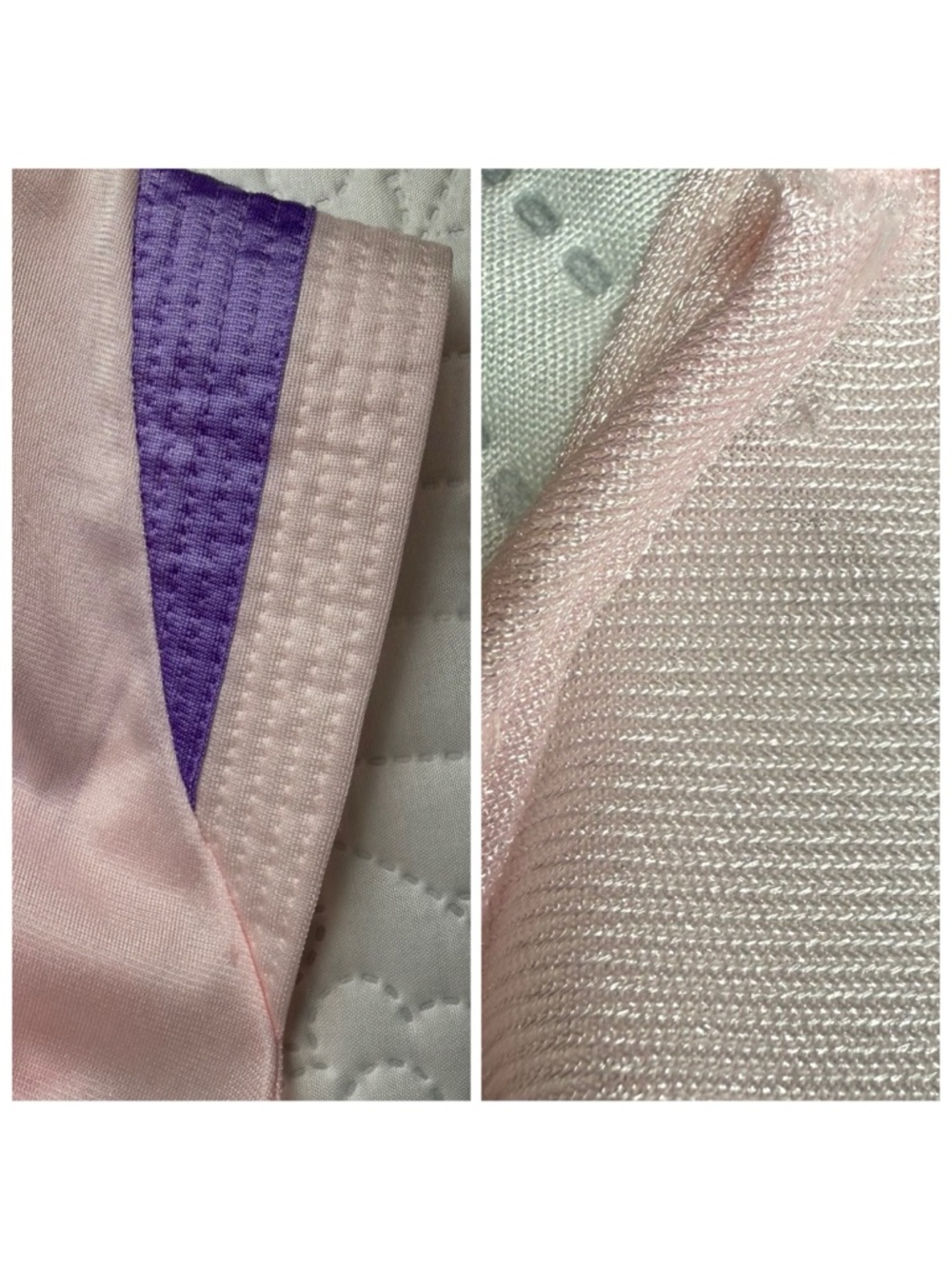 Vintage Pastel Pink Purple Maxi Nightgown Small Medium - Picture 14 of 16
